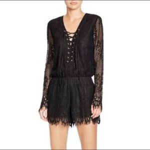 Cotton Candy Lace Romper